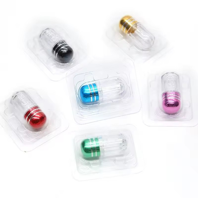 kaufen Kapazität 500 mg individuell angefertigte Mini-Einzel-leere Pillenkapseln mit klarem online manufacture