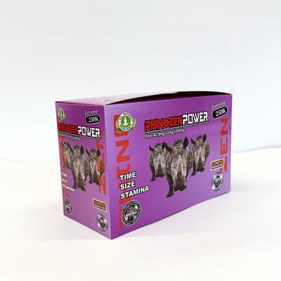 Persönliche männliche Verbesserung Medizin Papier Box Papier Pille Box