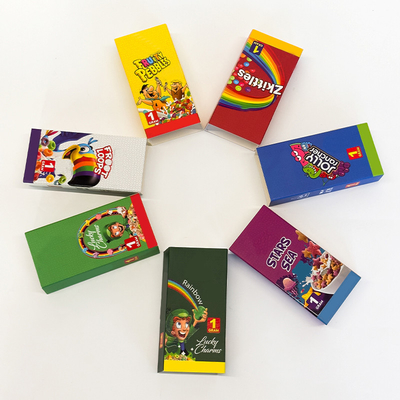 Glänzende Oberfläche Papierverpackung für Früchte Zigarettenkoffer Verpackung