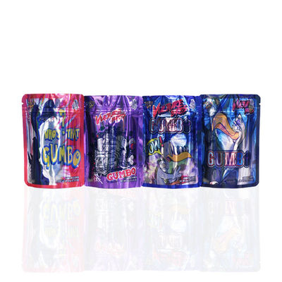 3.5g Aluminiumfolie geruchsfeste Mylar Packungstüte 8th Plug Zip Lock Mylar Taschen