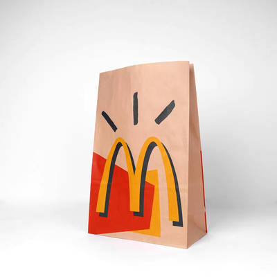 Papier Sandwich-Taschen für den Einkauf
