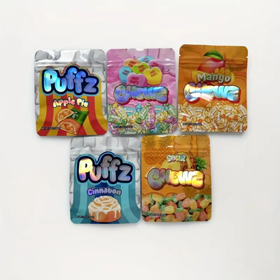 Maßgeschneiderte Mylar Zip Lock Taschen mit geruchssicher Feuchtigkeitssicherung Versiegelbar