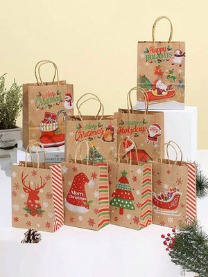 Gewickelte Handtasche Geschenk-Papier-Tasche für alle Anlässe mit personalisiertem Logo-Design