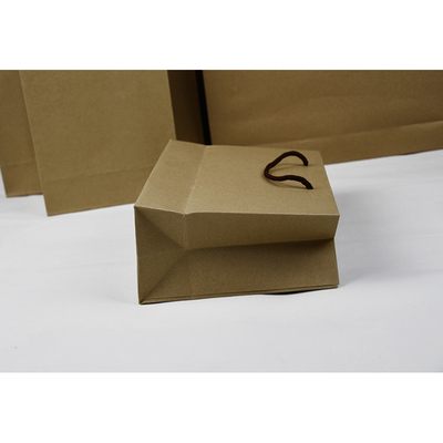 250g 300g umweltfreundliche Papier-Einkaufstüte mit geflochtenem Griff