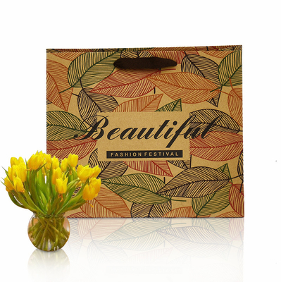Rosa Grau Drehgriff Papiertüten Einzelhandelsverpackungstüten 250g 300g