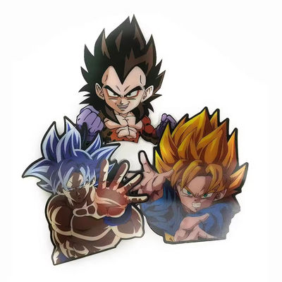 Maßgeschneiderte wasserdichte PET 3D-Linsensticker für kreative Dekoration